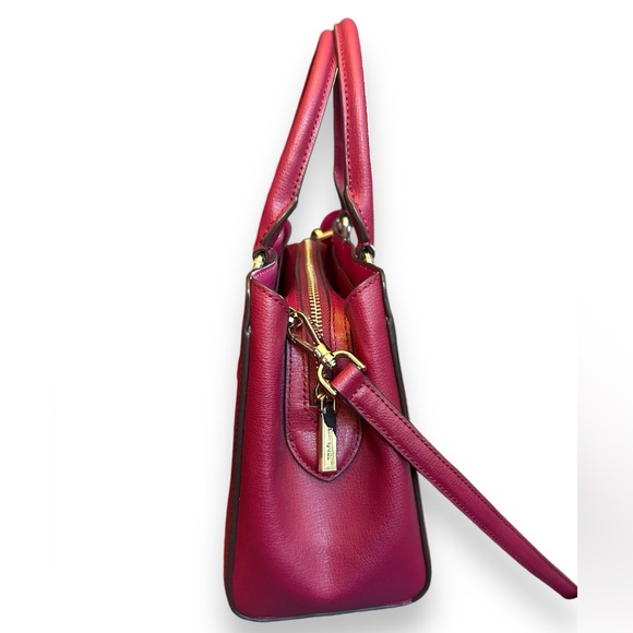 Kate Spade Purse Tippy Tote Cranberry Cocktail Shoulder/Crossbody - Picture 5 of 16